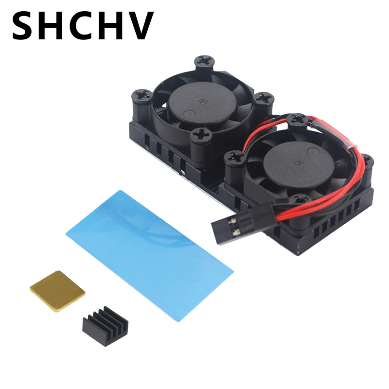 Raspberry Pi Water Cooling Kit - Raspberry Pi 4 Double ventilateur avec
