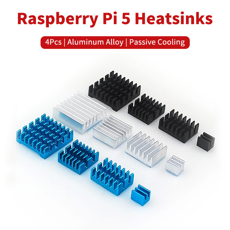 Raspberry Pi Water Cooling Kit - 4 pièces Raspberry Pi 5 dissipateurs