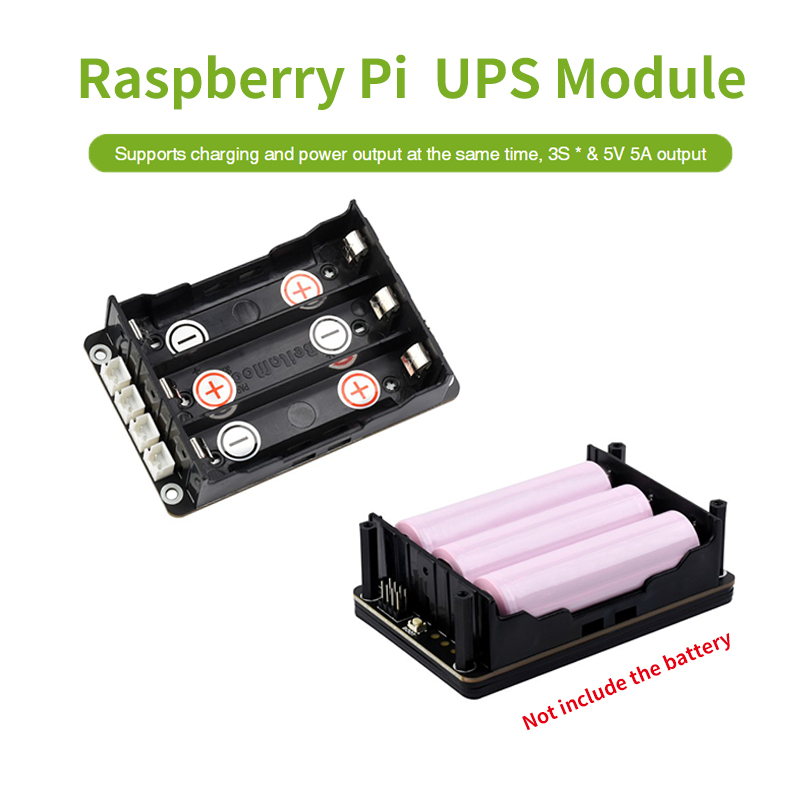 Raspberry Pi Uninterrupted Power Supply Ups 18650 - Carte UPS Raspberry Pi 5 prenant