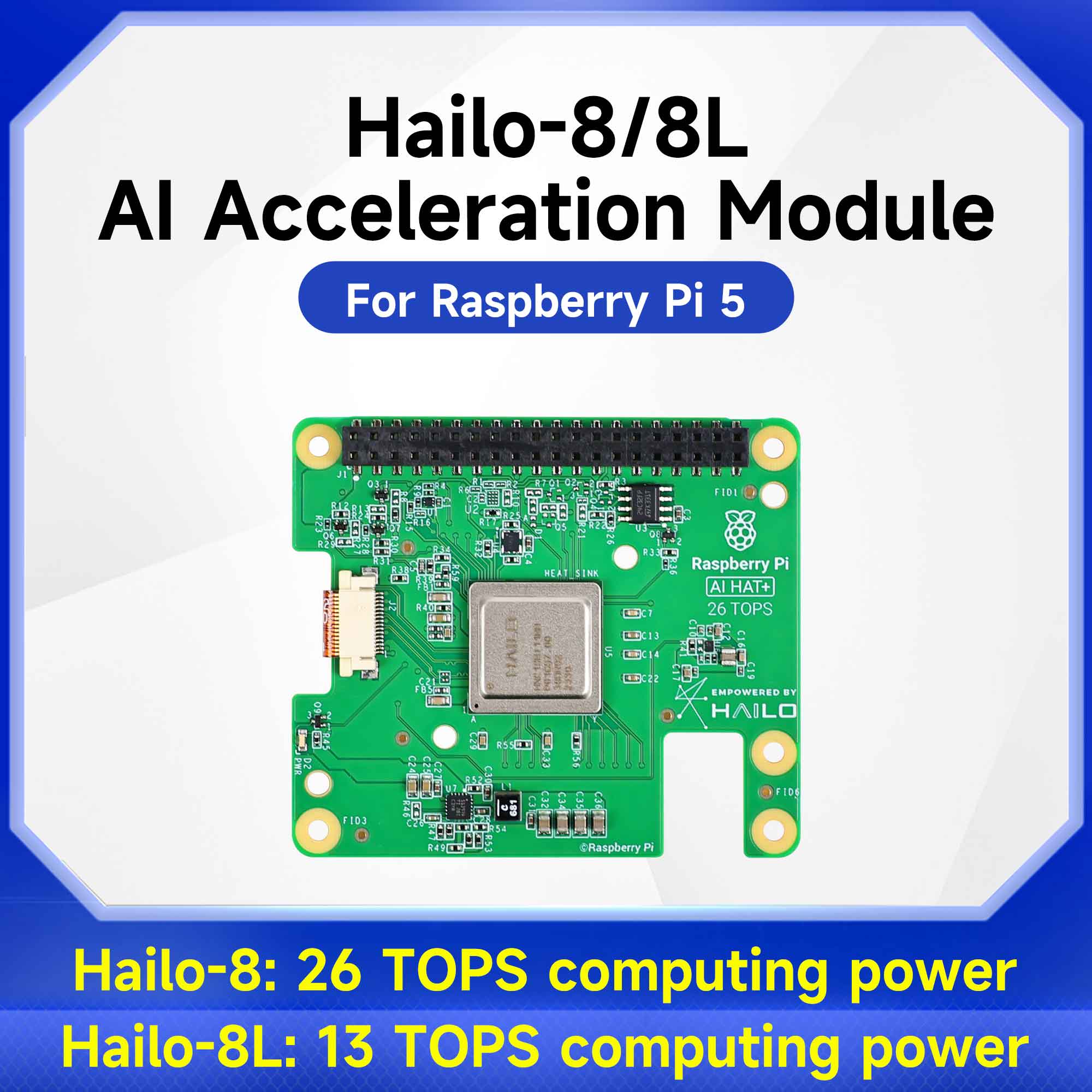 Hailo 8/8l Ai Module d'accélér - Raspberry Pi Ai Kit Hailo-8L avis et prix