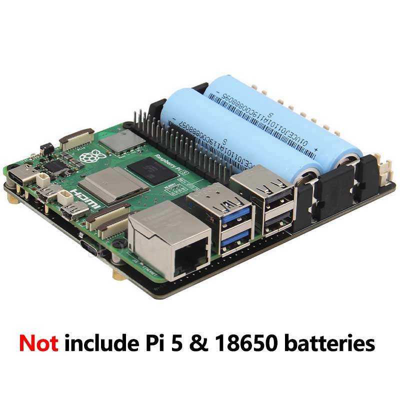 Carte UPS Raspberry Pi 5 18650 - Raspberry Pi Uninterrupted Power Supply Ups 18650 avis et prix